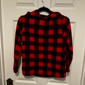 NWT Cat & Jack Checkered Hoodie/shirt Size M 8-10